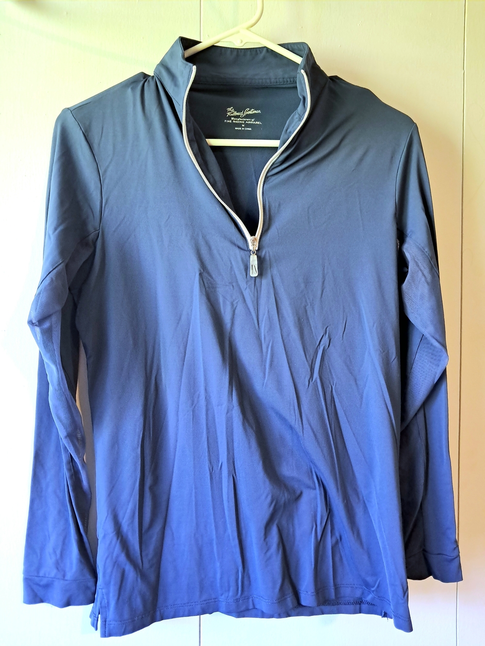 The Tailored Sportsman IceFil Navy Performance Top- Quarter Zip